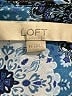 Ann Taylor LOFT 100% Polyester Blue Long Sleeve Blouse Size M - photo 7