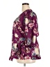 City Chic Floral Purple 3/4 Sleeve Blouse Size 20 Plus (L) - photo 5