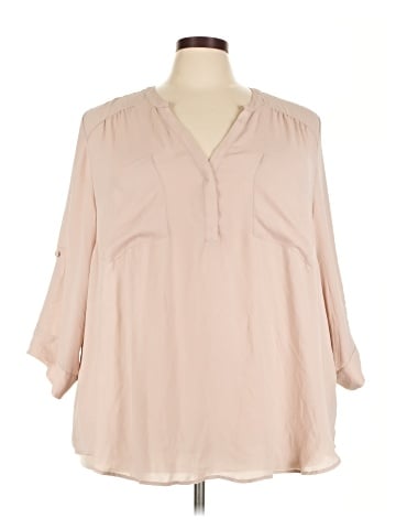 Torrid 3/4 Sleeve Blouse (view 1)