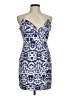 Missguided Paisley Blue Cocktail Dress Size 8 - photo 1