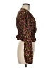 AFRM 100% Rayon Brown Long Sleeve Blouse Size M - photo 4