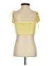Superdown 100% Polyester Yellow Sleeveless Top Size S - photo 2