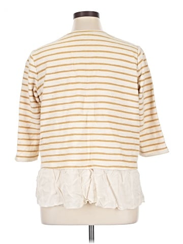 LOGO by Lori Goldstein 3/4 Sleeve Top (view 2)