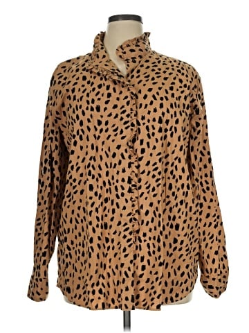 Crown & Ivy Long Sleeve Blouse (view 1)