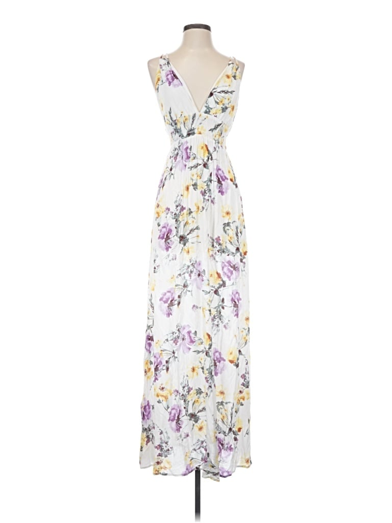 Pre-owned Timing Casual Dress In White