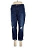 Denizen from Levi's Solid Blue Jeans Size 34 waist - photo 1