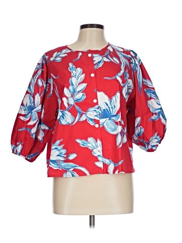 Karen Kane 3/4 Sleeve Blouse (view 1)