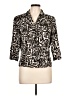 Covington Print Ivory Blazer Size Lg Petite - photo 1