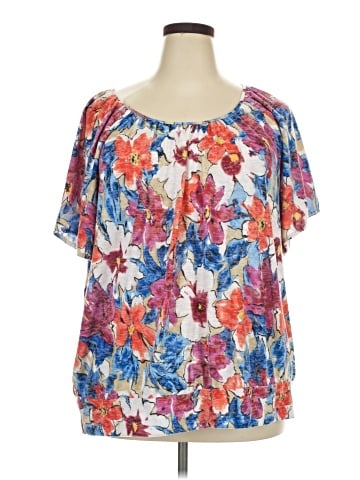 Cathy Daniels Short Sleeve Blouse (view 1)