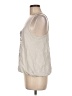 J.Crew 100% Cotton Silver Sleeveless Blouse Size M - photo 5