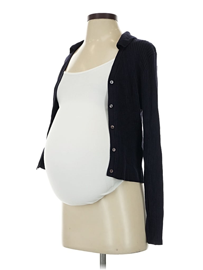 Pre-owned Seraphine Long Sleeve Top Blue Square Neckline Tops