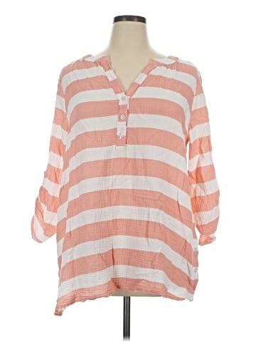 Kaktus 3/4 Sleeve Button-Down Shirt (view 1)