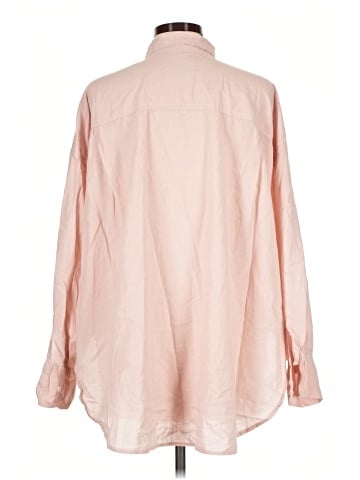 Velvet Long Sleeve Button-Down Shirt (view 2)