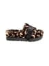 Ugg Animal Print Brown Sandals Size 7 - photo 1