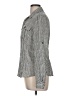 Calvin Klein 100% Polyester Houndstooth Gray Long Sleeve Blouse Size M - photo 5