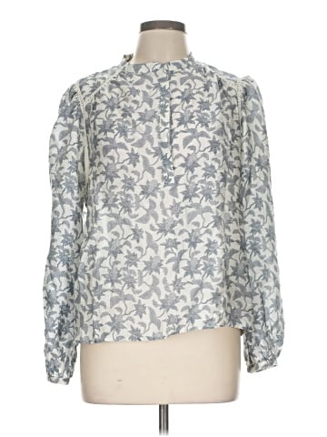Caslon Long Sleeve Blouse (view 1)