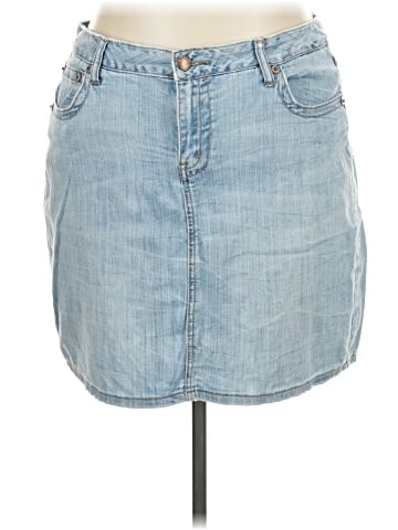 Zana Di Jeans Denim Skirt (view 1)