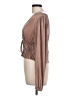 Zara Brown Long Sleeve Blouse Size L - photo 5