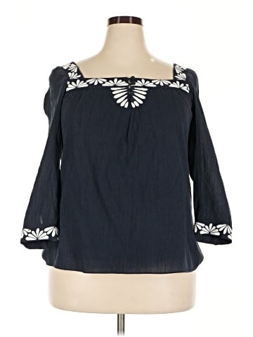 Vineyard Vines 3/4 Sleeve Blouse (view 1)