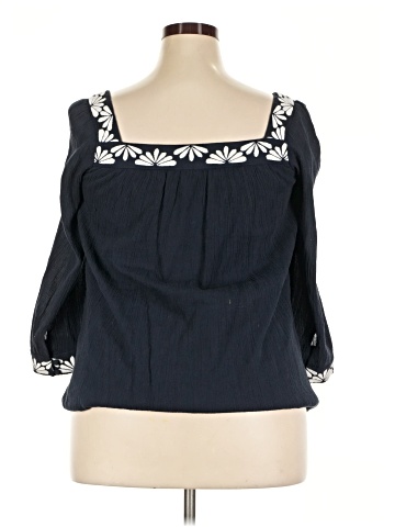 Vineyard Vines 3/4 Sleeve Blouse (view 2)