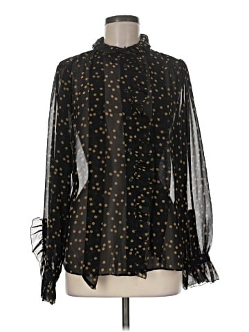 White House Black Market Long Sleeve Blouse (view 1)