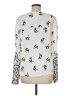 Tibi 100% Viscose Silver Long Sleeve Blouse Size 8 - photo 2