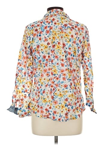 St. John's Bay Long Sleeve Blouse (view 2)
