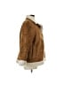Old Navy 100% Polyester Brown Faux Fur Jacket Size Lg Petite - photo 4
