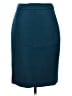 J.Crew 100% Wool Solid Teal Wool Skirt Size 6 - photo 1