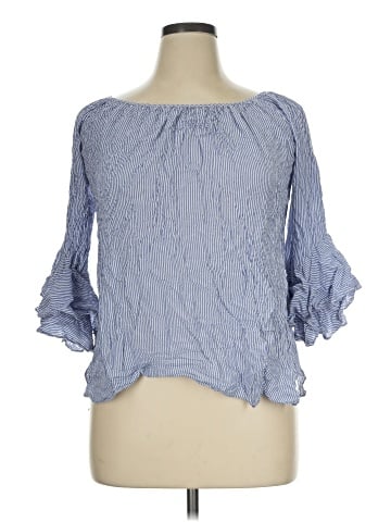 Gibson Latimer 3/4 Sleeve Blouse (view 1)