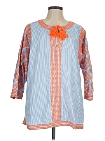 Gretchen Scott Designs 3/4 Sleeve Blouse (view 1)