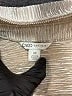 Cato Metallic Tan 3/4 Sleeve Blouse Size M - photo 7