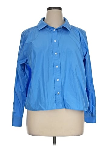 Maeve Long Sleeve Button-Down Shirt (view 1)