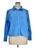 Maeve Blue Long Sleeve Button-Down Shirt Size XL - photo 1