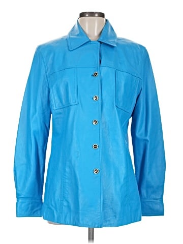 St. John Sport Leather Jacket (view 1)
