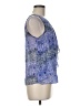 HD in Paris 100% Polyester Blue Sleeveless Blouse Size 6 - photo 4