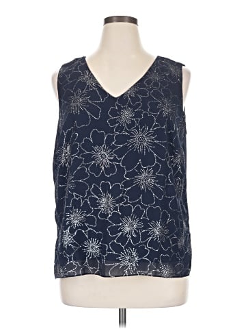 Draper's & Damon's Sleeveless Blouse (view 1)