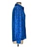 Assorted Brands 100% Polyester Print Blue Long Sleeve Blouse Size S - photo 4