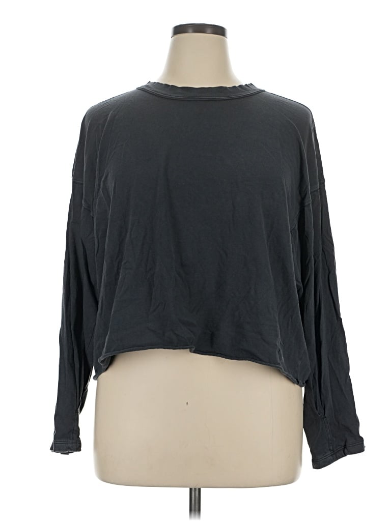 Pre-owned Fp Movement Long Sleeve T-shirt In Gray