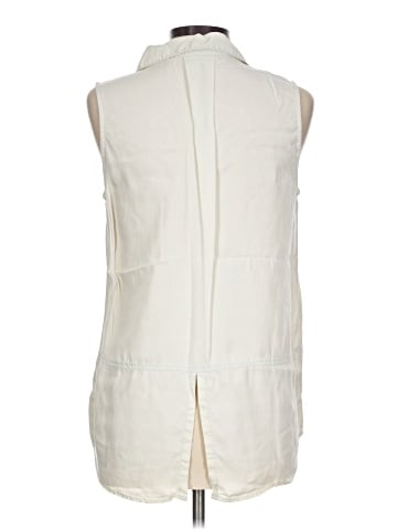 Velvet Heart Sleeveless Button-Down Shirt (view 2)