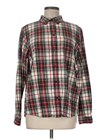 L.L.Bean Long Sleeve Button-Down Shirt (view 1)