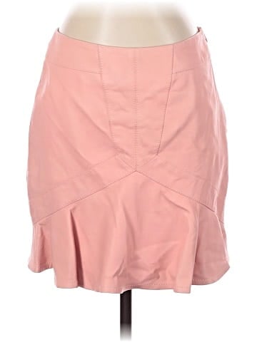Luca Luca Leather Skirt (view 1)