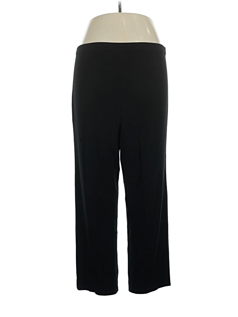 Pre-owned Misook Active Pants In Black