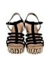 Ugg 100% Leather Animal Print Black Wedges Size 9 - photo 2
