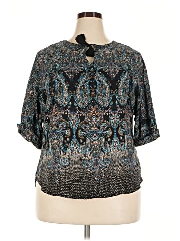 Renee C. 3/4 Sleeve Blouse (view 1)
