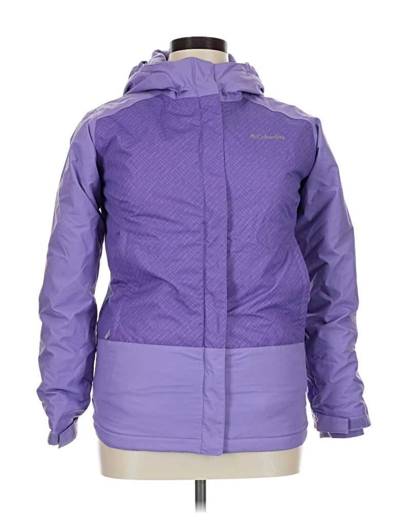 Pre-owned Columbia Snow Jacket In Purple