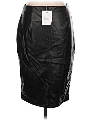 RAMISU Faux Leather Skirt (view 2)