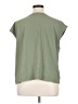Express 100% Polyester Green Short Sleeve Blouse Size XL - photo 2