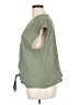 Express 100% Polyester Green Short Sleeve Blouse Size XL - photo 5