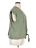 Express 100% Polyester Green Short Sleeve Blouse Size XL - photo 4